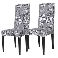 stretch black and white chair cover universal size elastic chair covers slipcovers removable dining seat covers banquet hotel