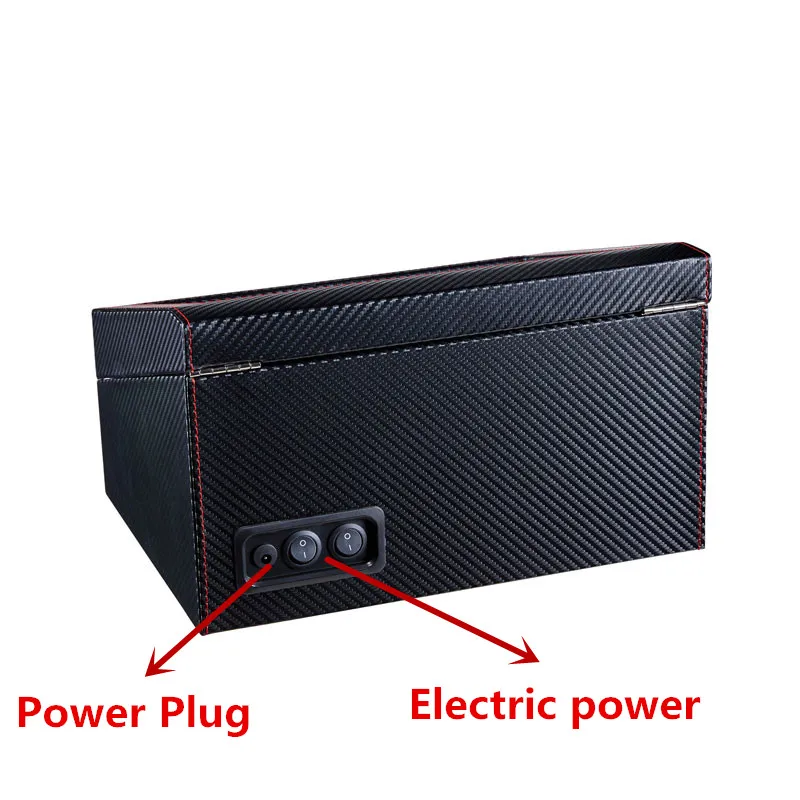 6+4 Winder Box High Quality Automatic Watch Slient Motor Box Watches Mechanism Cases Drawer Storage Display Watches Remontoir