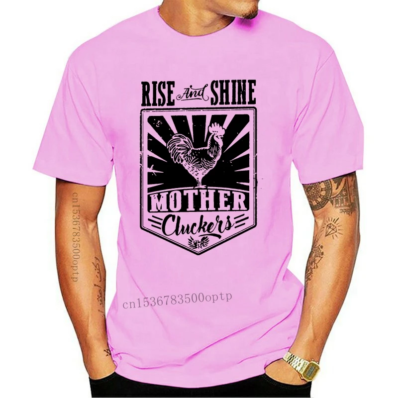 

Design 2021 Foshion Women's T-shirt Form Shirts Grophic Shirt Chicken Shirt Rise ond Shine Mother Clucker Letter Print Tee