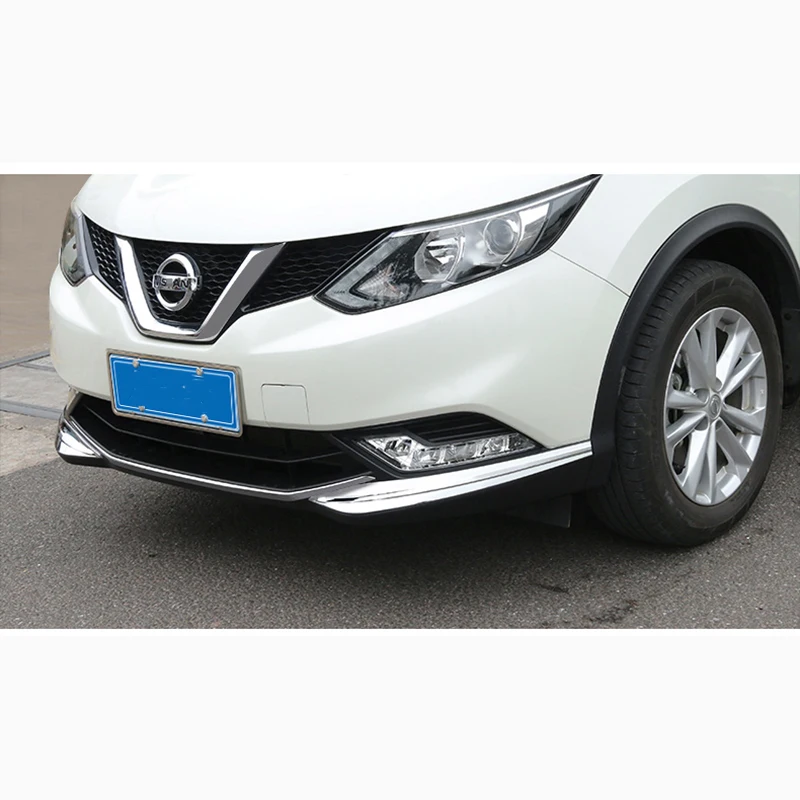 

Suitable for 16-18 Nissan New Qashqai front corner trim Modified front bumper 17 anti-collision sequin decoration accessories