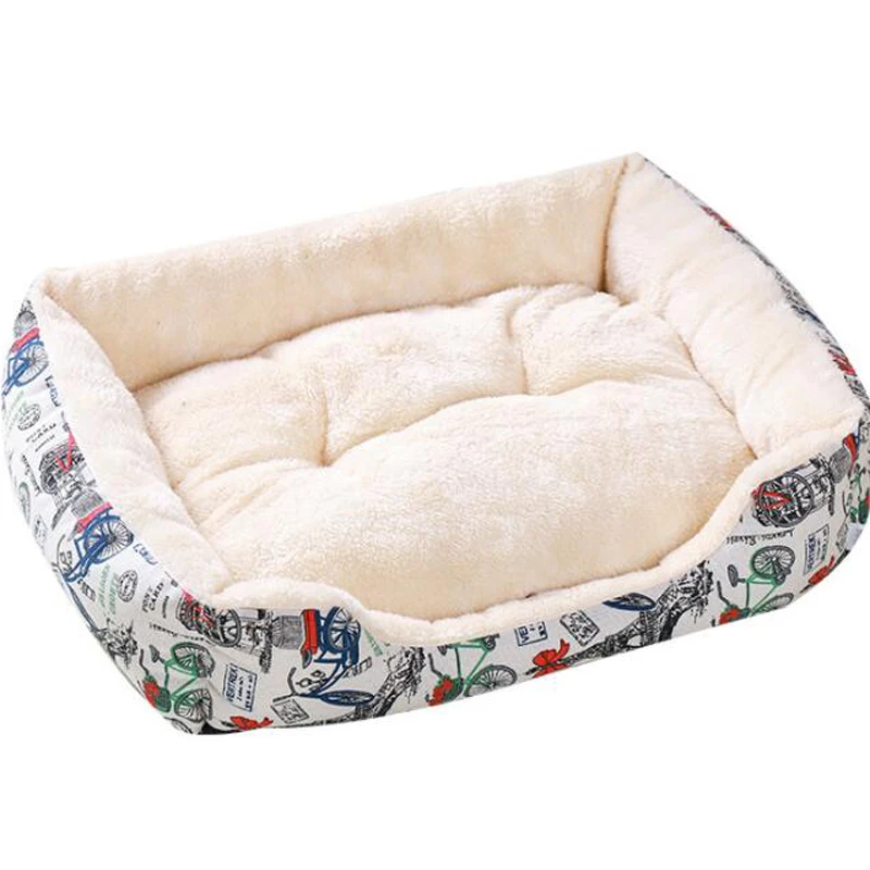 Зимний теплый плюшевый коврик для собаки подстилка маленьких и средних собак