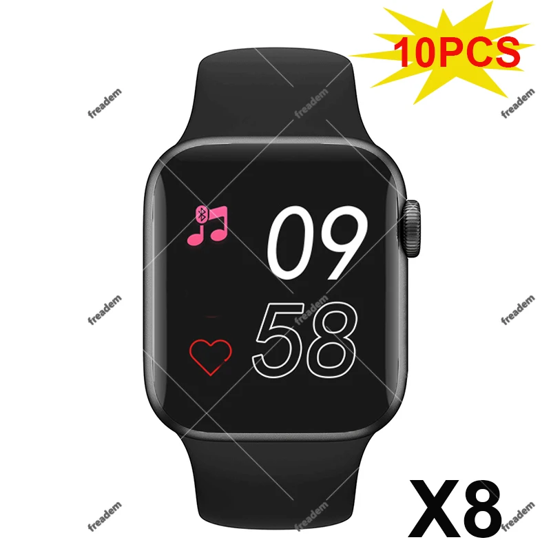 

10pcs X8 Bluetooth Call Smartwatch Fitness Bracelet Heart Rate Monitor Smart Watch Men Sport Women for IOS Pk X7