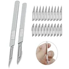 11 шт., лезвия из нержавеющей стали для гравировки