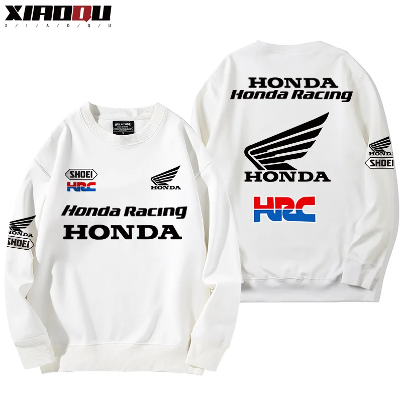 

2021 New For Honda Sweater HRC Motorsport Racing Moto Team Motorcycle Round Neck Men and Women Heavy Riding Casual Jacket