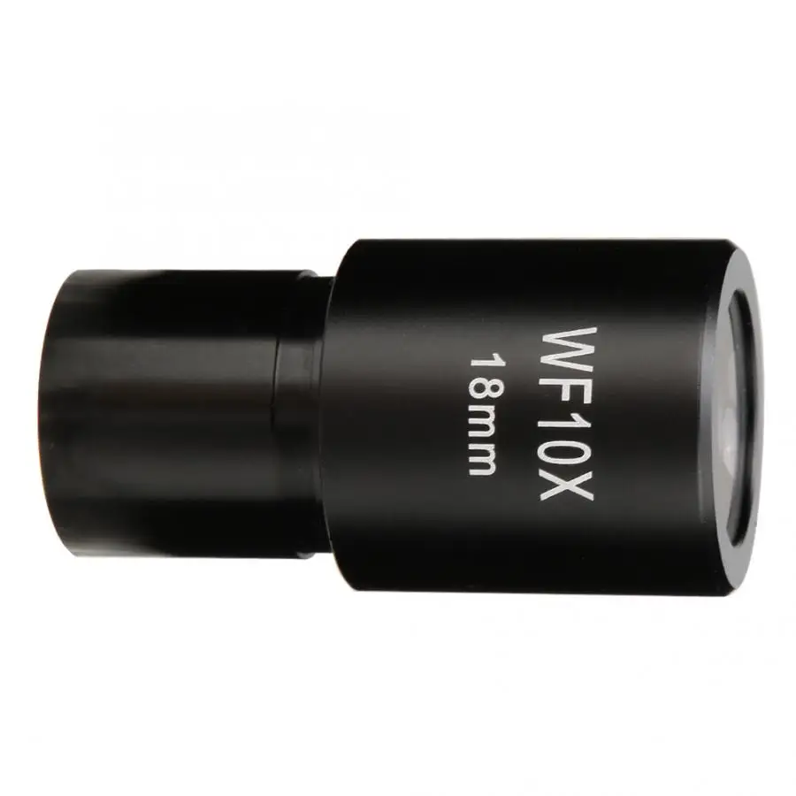 WF 10X/18mm Biological Microscope Wide-Angle Eyepiece Optical Lenses with Scale | Инструменты