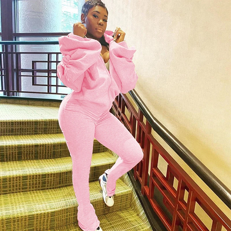 

Sexy Plus Size Romper Womens Jumpsuits Stacked Leggings Puff Sleeves Fall Clothes Hollow Backless One Piece Club Outfits