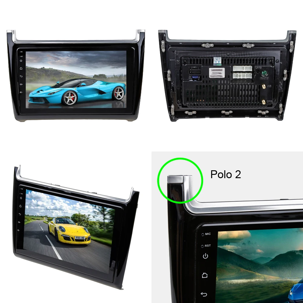 Sinosmart Android 8,1 автомобильный навигационный радиоприемник для Volkswagen Polo Passat 2012 2013- gps 2din 2.5D ips/QLED экран