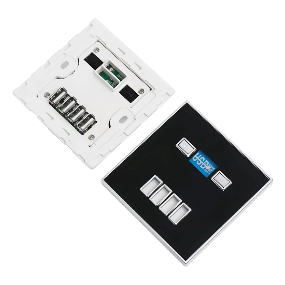 Бесплатная доставка USB 5 В 4A настенная розетка зарядное устройство держатель 86 мм