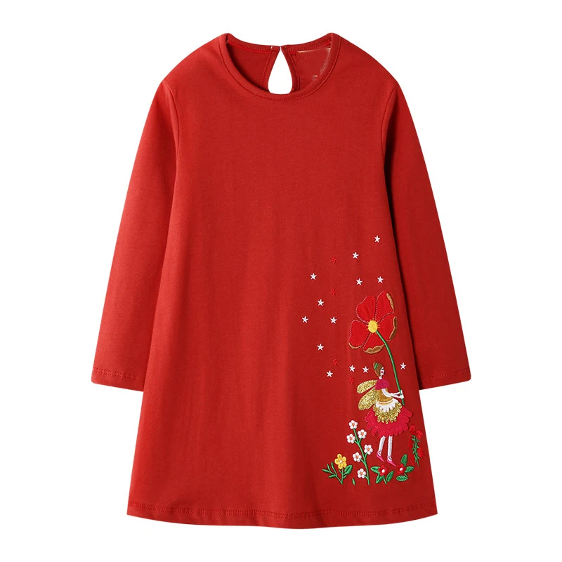 7127 same picture Little maven 2-7Years Осень Новые Желтые Платья Для Девочек Детей Малышей Новорожденных Девочек Платья Дети Дети Топы Тис Платье - Цвет: 7127 same picture