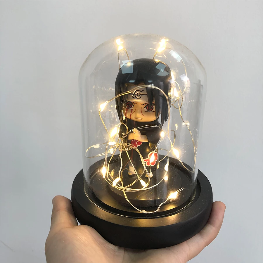 2020 Наруто Саске кукла памятная Ver ПВХ Аниме Фигурка героя в Стекло светодиодный