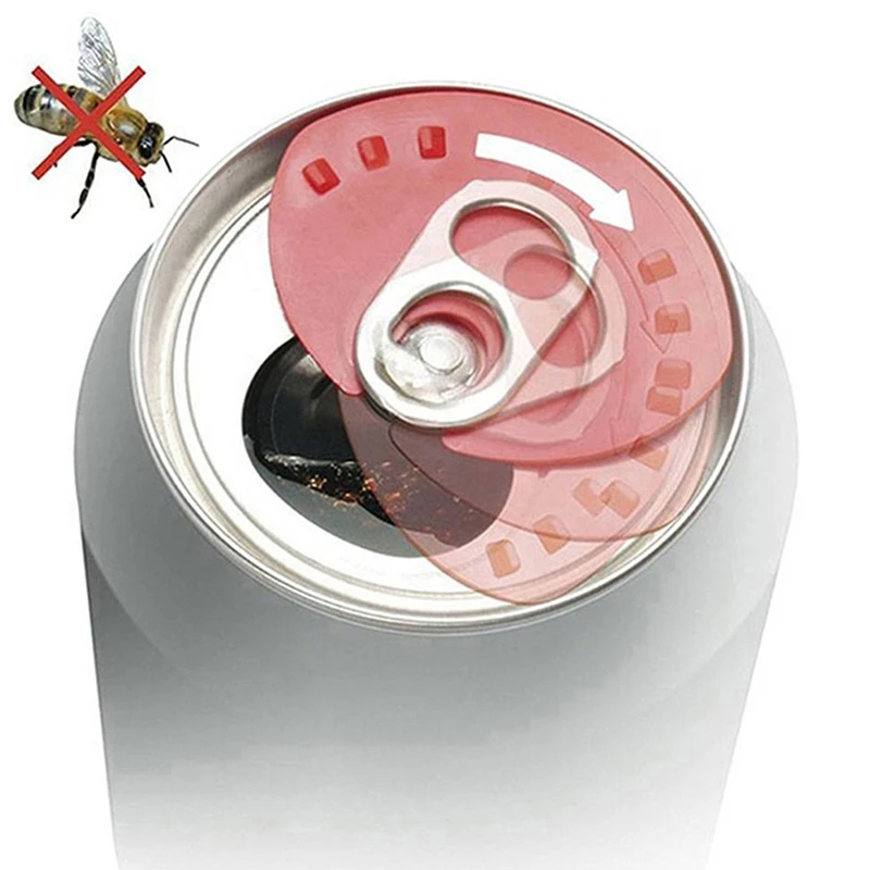 1pcs Sealed Soda Can Cap Reusable Bottle Lid Beer PP Can Cover Can Top Lid Protector Barware Random Color