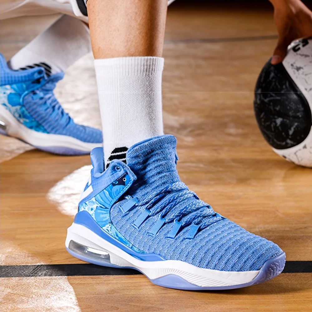 Мужские баскетбольные ботинки PEAK с воздушной подушкой уличные носимые