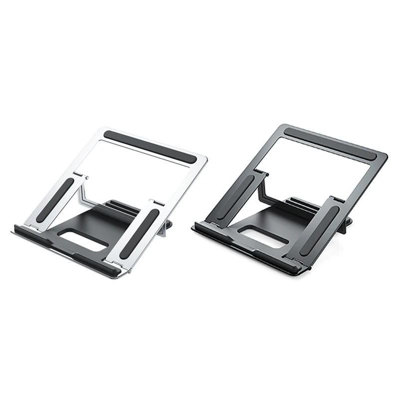 

4-скоростная охлаждающая подставка для ноутбука, простая складная металлическая подставка для компьютера для рассеивания тепла
