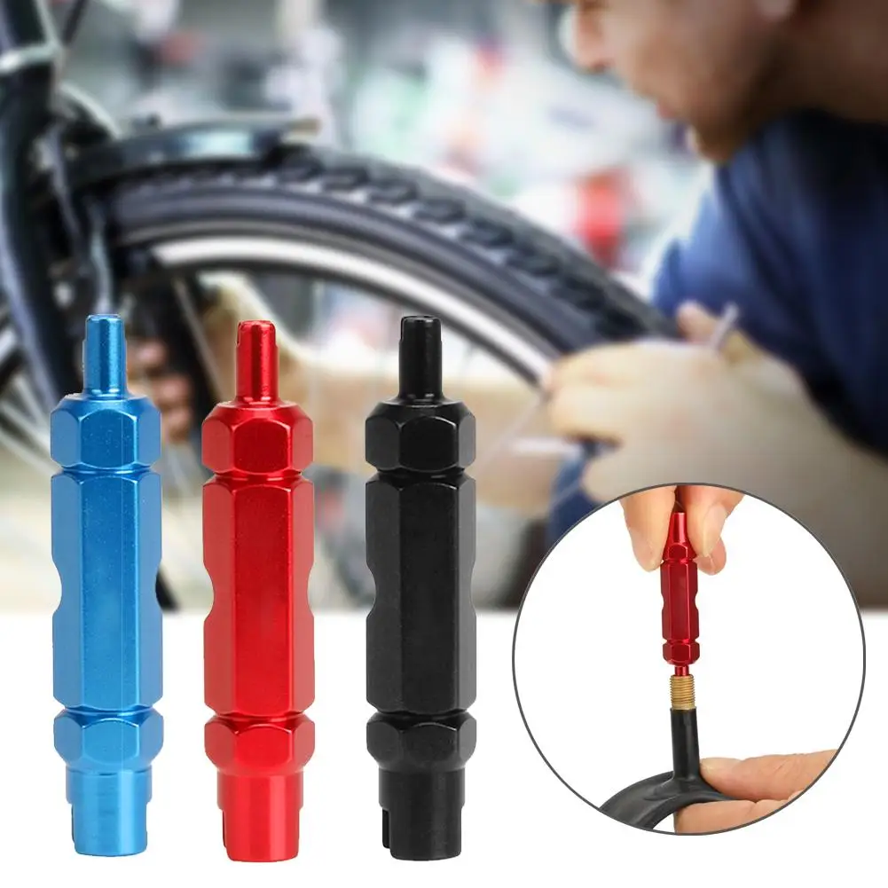 MTB Bike Wrench Valve Core Remover Multi-function Anti-slip Air Spanner Disassembly Tool Tubeless Cycle Schrader | Спорт и