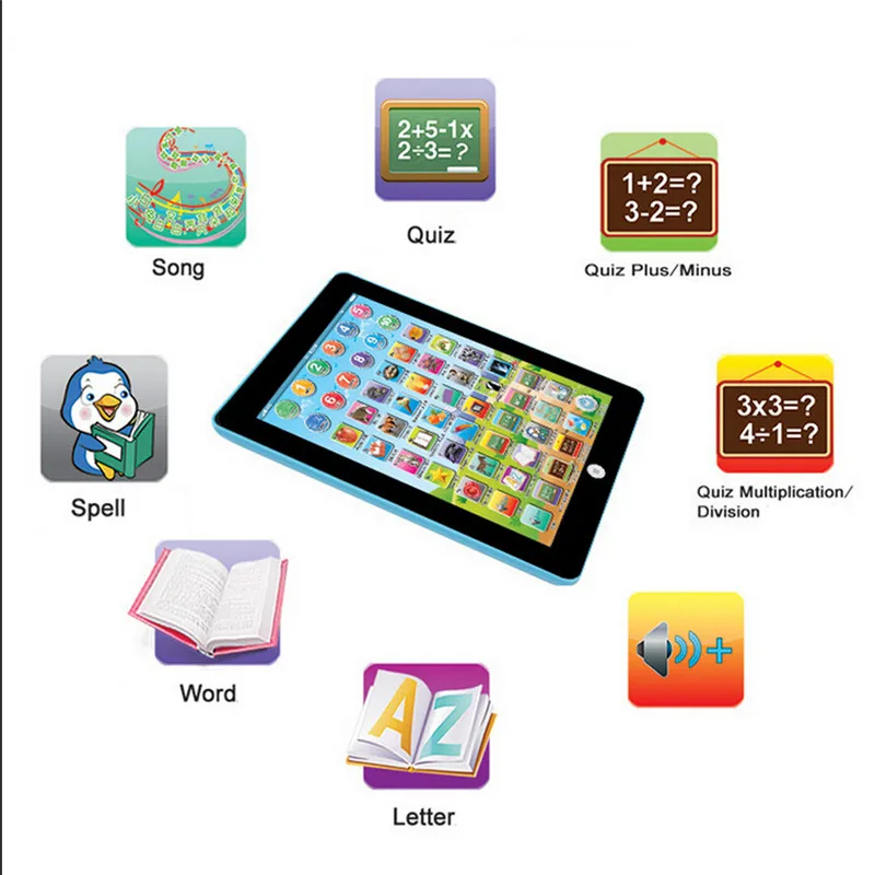 Детский Планшет IPAD развивающие Обучающие игрушки подарок для девочек мальчиков детская обучающая машина обучающая игрушка