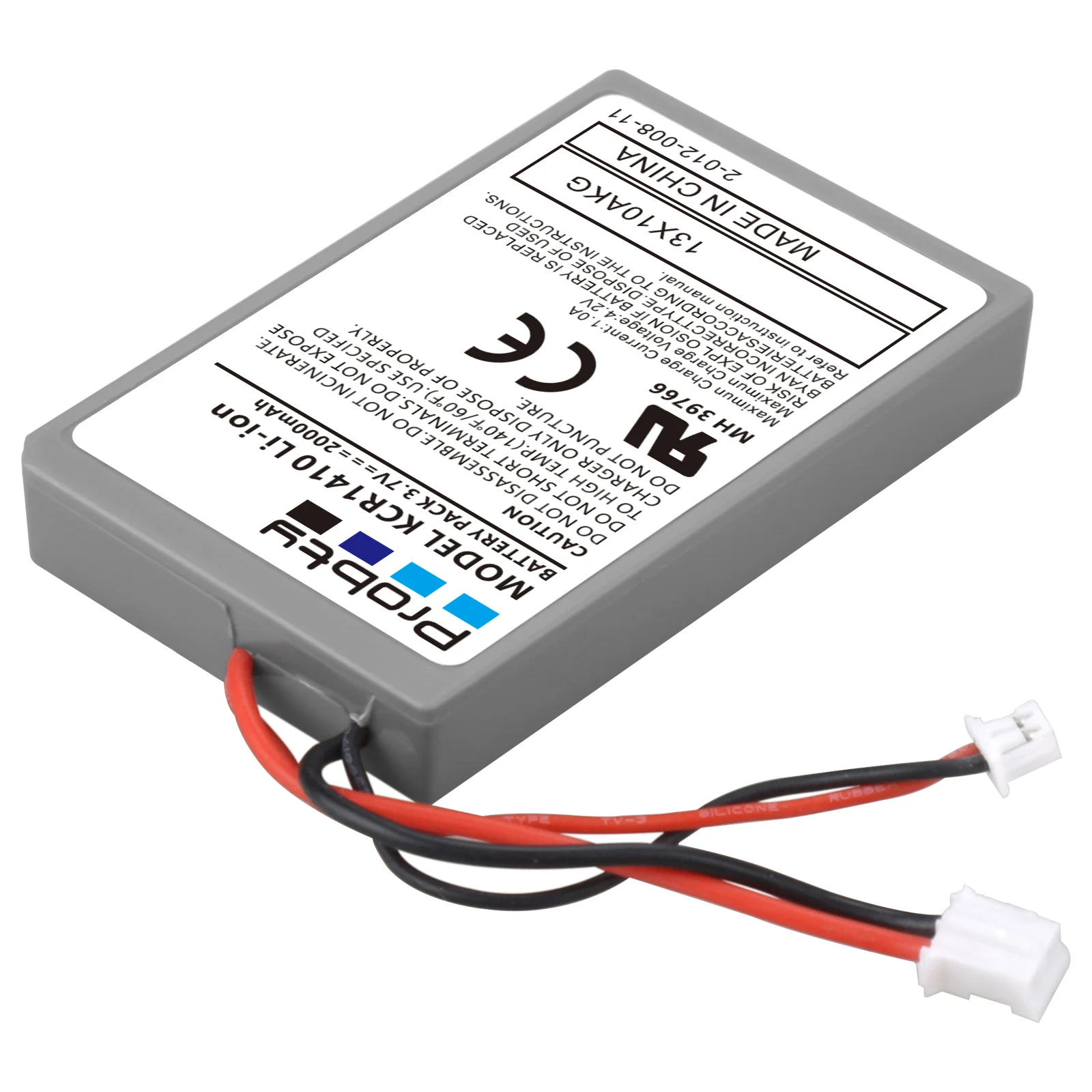 2 шт. перезаряжаемые литий-ионные батарейки 2000 мАч с USB-кабелем для беспроводного