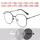 Очки для чтения женские и мужские металлические, + 0,5 + 0,75 + 1 + 1,25 + 2 + 1,5 + 3 + 2,5 + 4