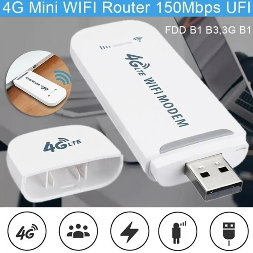 

4G USB Wifi Modem Car Portable WiFi Universal 100Mbps Wireless Card Router Hotspot Adaptor Network R2Z9