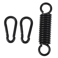 1 set spring hanging hooks hammock chair hanging hook swing punching bags spring heavy duty stainless steel hook for outdoor