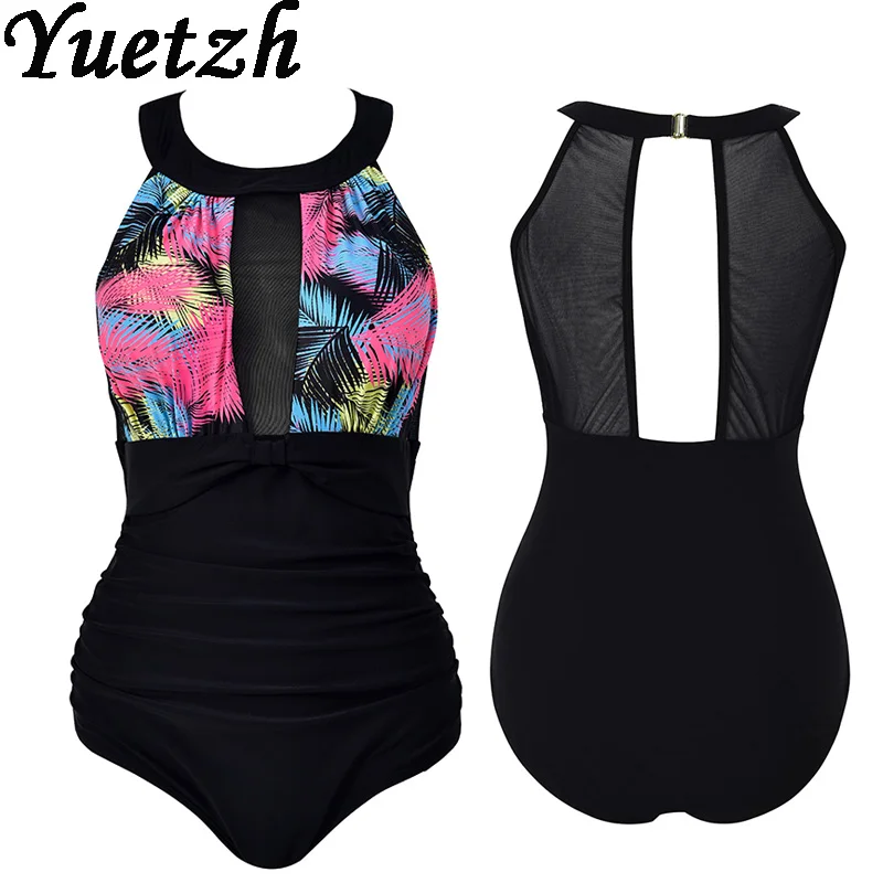 Новинка Цельный купальник женский купальный костюм большие размеры 2020 русская