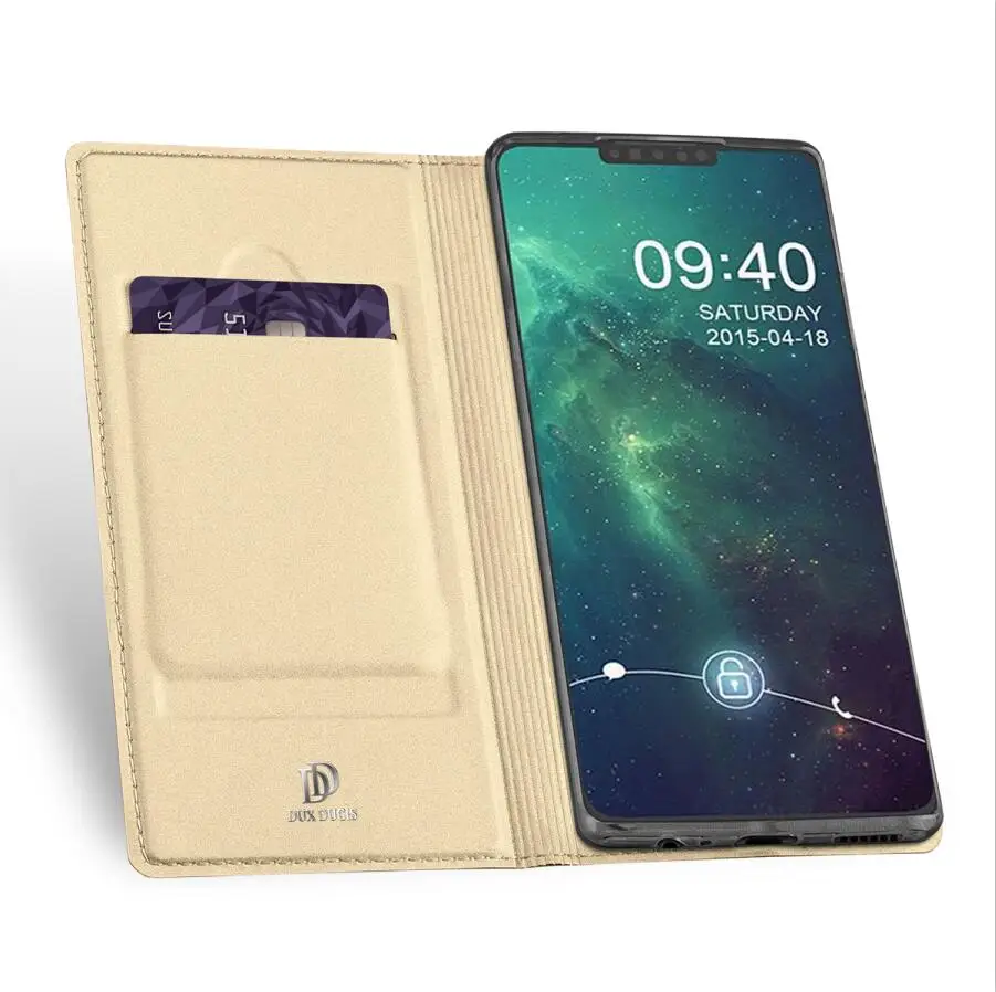 Золотой Флип-чехол для huawei mate 30, Роскошный чехол из искусственной кожи, ударопрочный чехол-подставка для huawei mate 30 mate 30, чехлы для телефонов - Цвет: Золотой