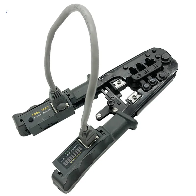 Многофункциональный обжимной инструмент для сетевого кабеля RJ45 8P6P4P трехцелевой