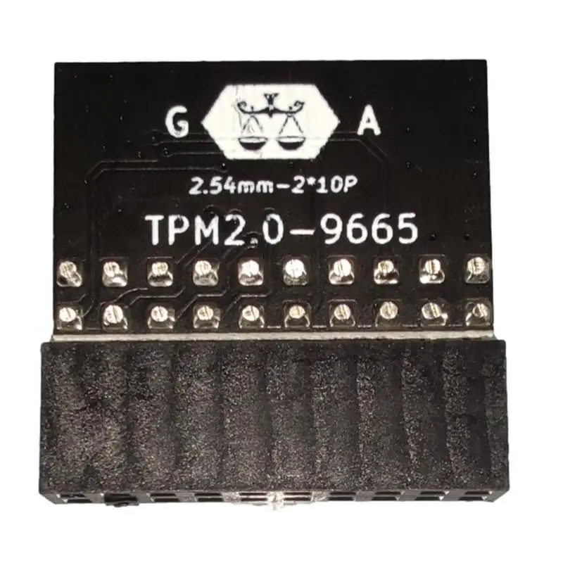 Защитный модуль 20pin для ASUS TPM-L R2.0/Gigabyte GC-TPM2.0 совместимый с модулем платформы Intel и