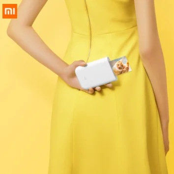 Xiaomi Bluetooth принтер mijia AR портативный 300 точек/дюйм мини карман с DIY поделиться