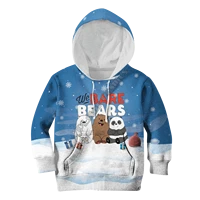 bears 3d printed hoodies kids pullover funny animal sweatshirt tracksuit jacket t shirts boy for girl