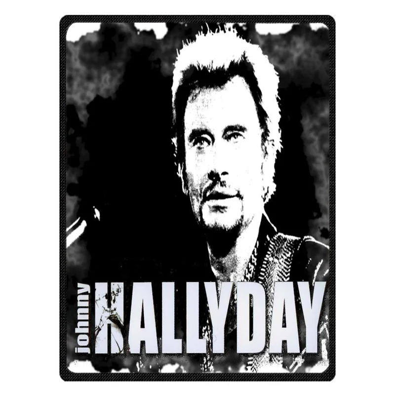 Hot Sale Kintting Blankets Johnny Hallyday Manta Fleece Blanket Sofa/Bed/Plane Travel Plaids Bedding bedspread | Дом и сад