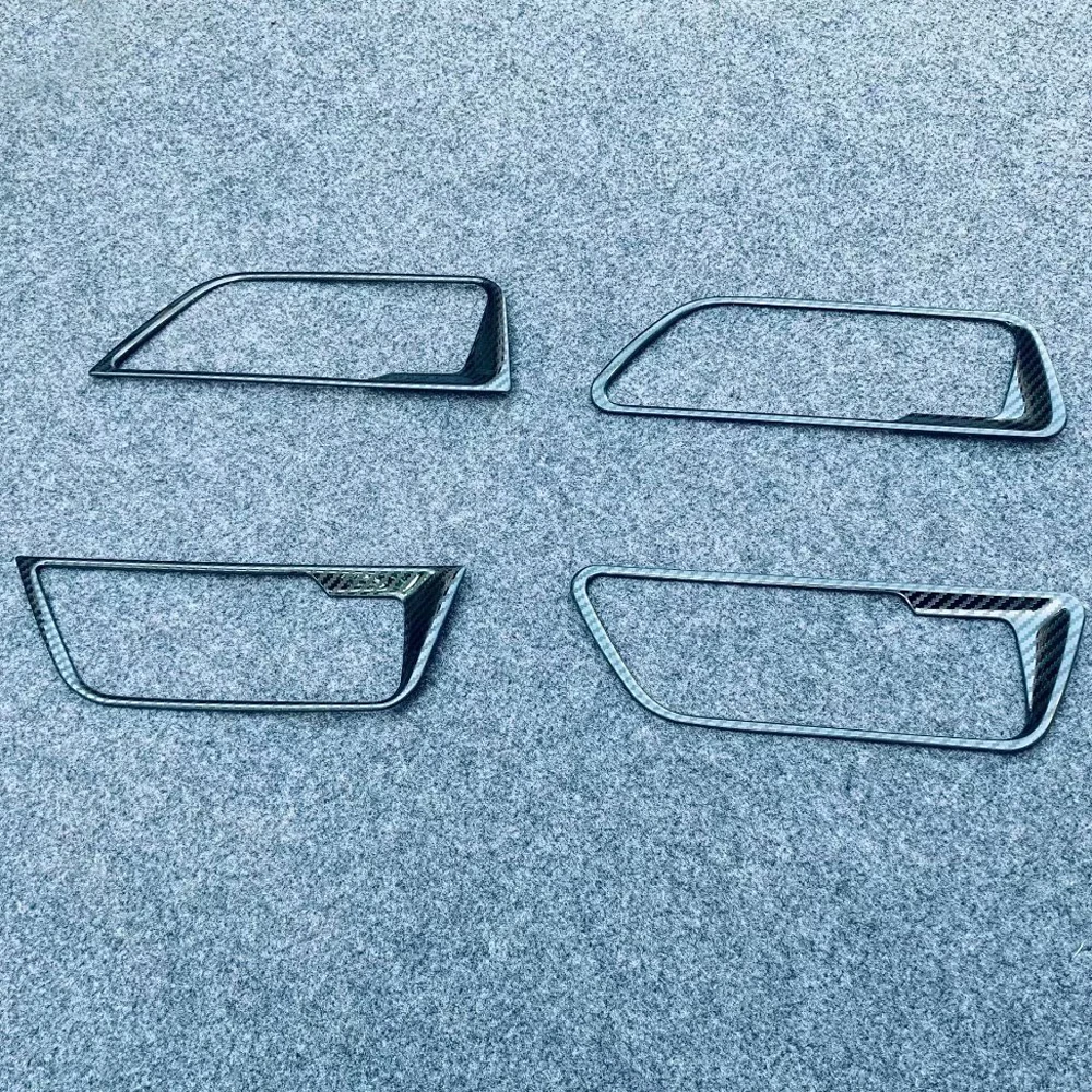 

For Toyota Harrier XU80 Venza 2020 2021 Colorful Side Door Interior Handle Bowls Insert Decoration Cover Trim Car Styling