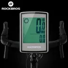 Велосипедный компьютер ROCKBROS, водонепроницаемый беспроводной Велосипедный компьютер с ЖК-подсветкой, секундомером, спидометром, одометром, аксессуарами для горных велосипедов