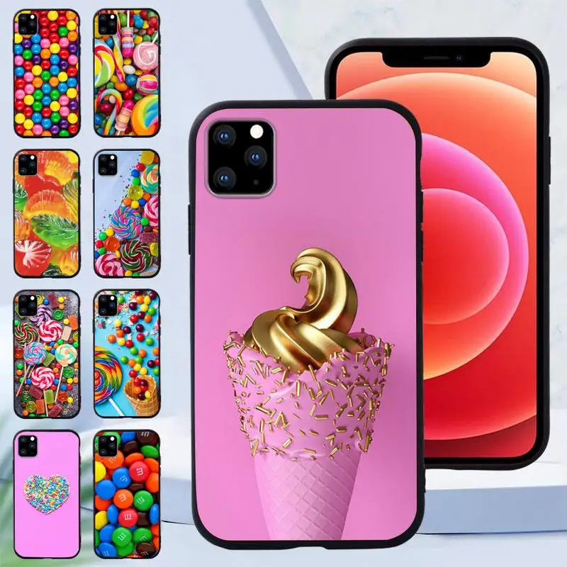 

Colorful candies Phone Case for iphone5 6 7 8 11 12 5c 5s 6s se xs max mini pro plus Cover Shell