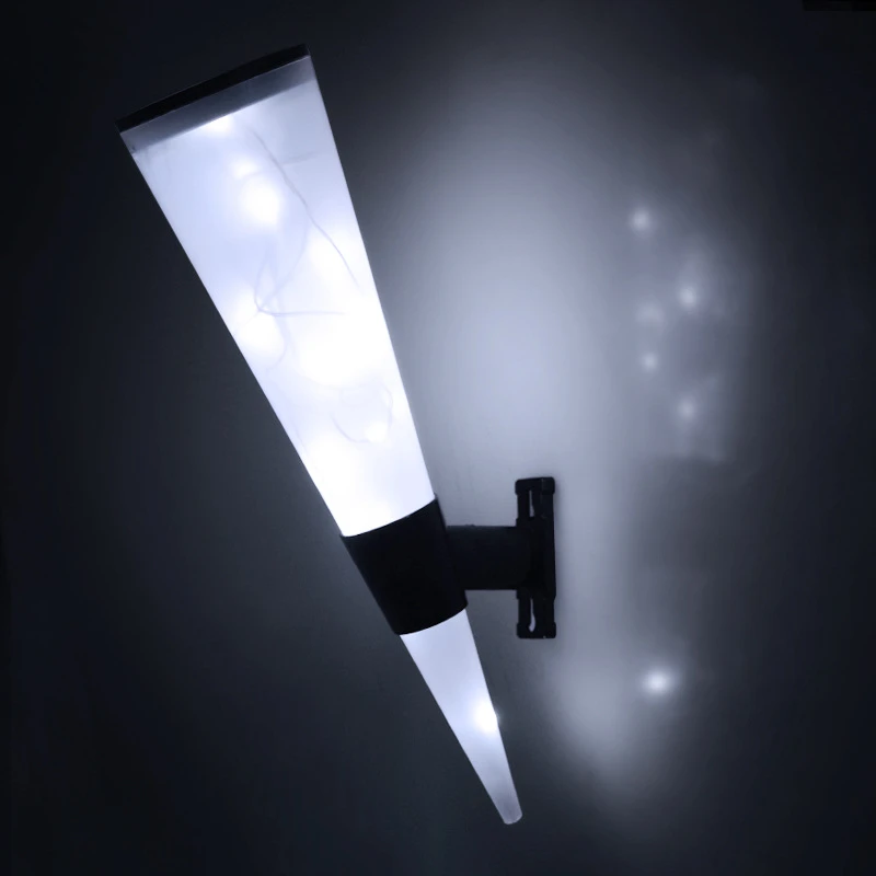 LED Solar Lights Wall and Lawn Lamp Dual Purpose Outdoor Waterpoof Decorate Light Paito Garden Street Sunlight Powered Lighting | Лампы и
