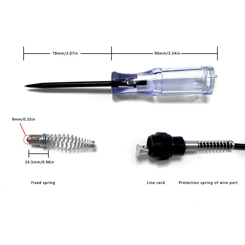 

Universal Auto 6V 12V 24V DC Car Voltage Circuit Tester Electrical Automotive Long Test Pen For Truck Motorcycle Maint