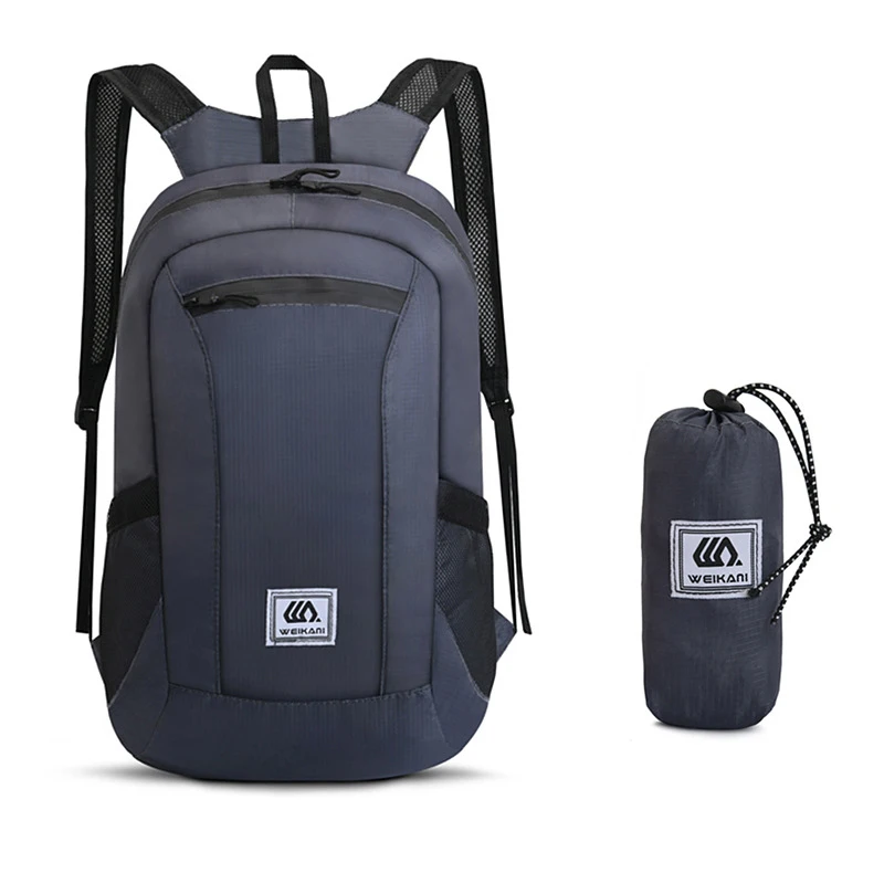 

1pcs Lightweight Portable Travel Hiking Foldable Backpack Waterproof Backpack Folding Bag Ultralight Outdoor Pack For Women Men