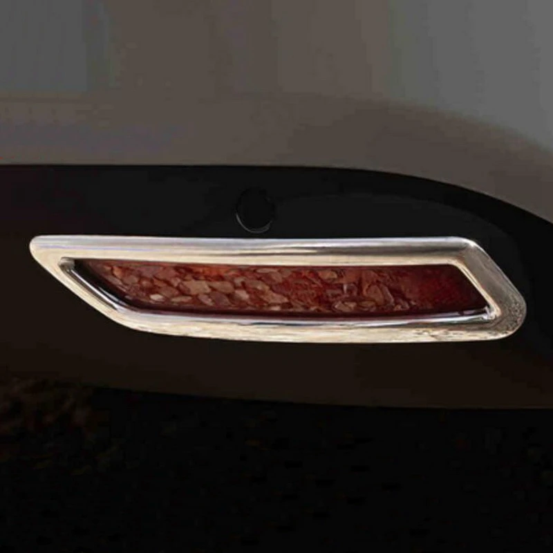 2 шт. DIY Автомобильный Стайлинг ABS хром задний противотуманный светильник