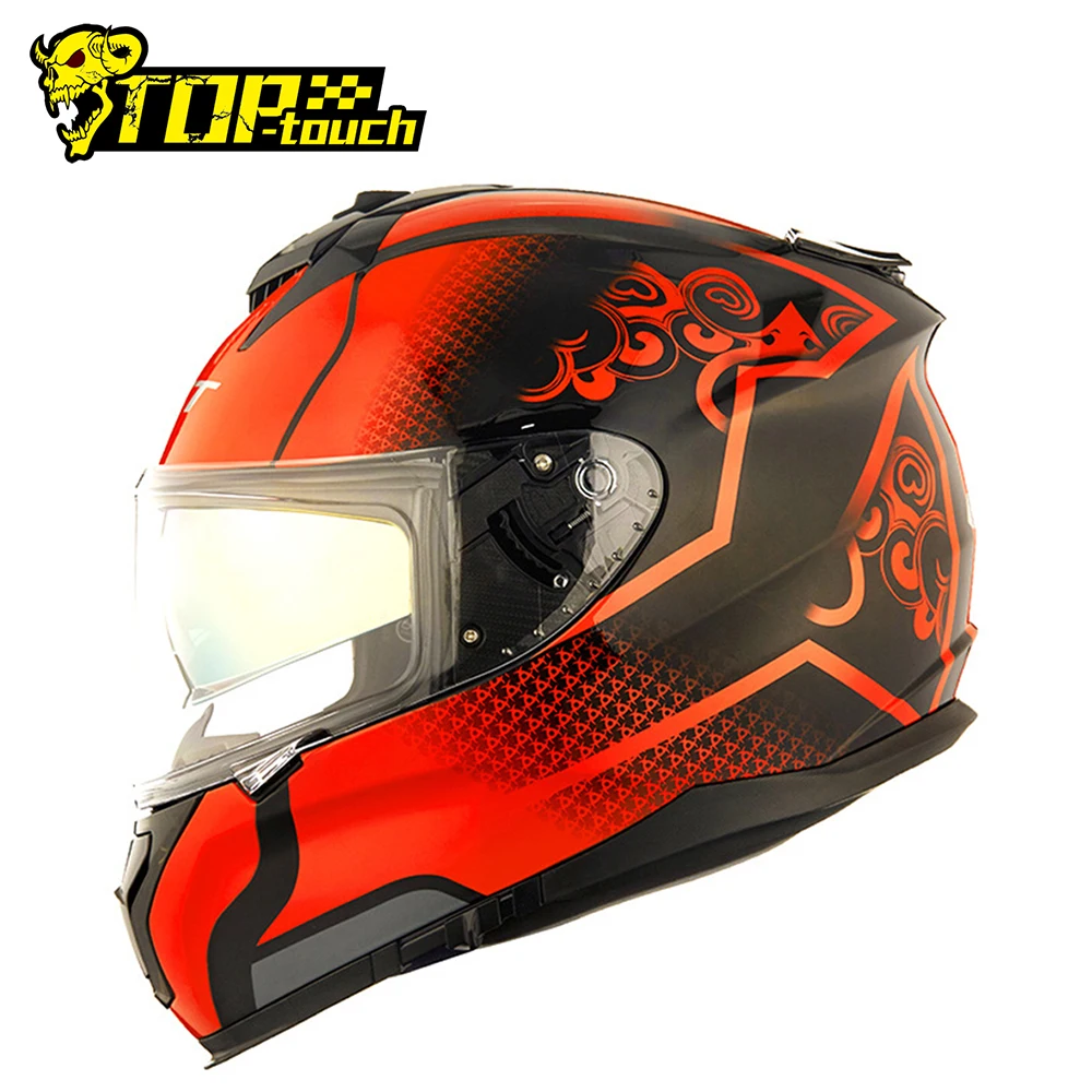 Мотоциклетный шлем с двойным козырьком из углеродного волокна|Шлемы| |