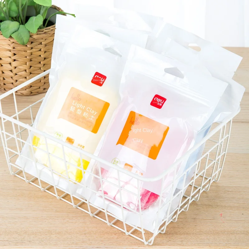 Пластилин Deli светильник светлая глина цветные игрушки сделай сам безопасная