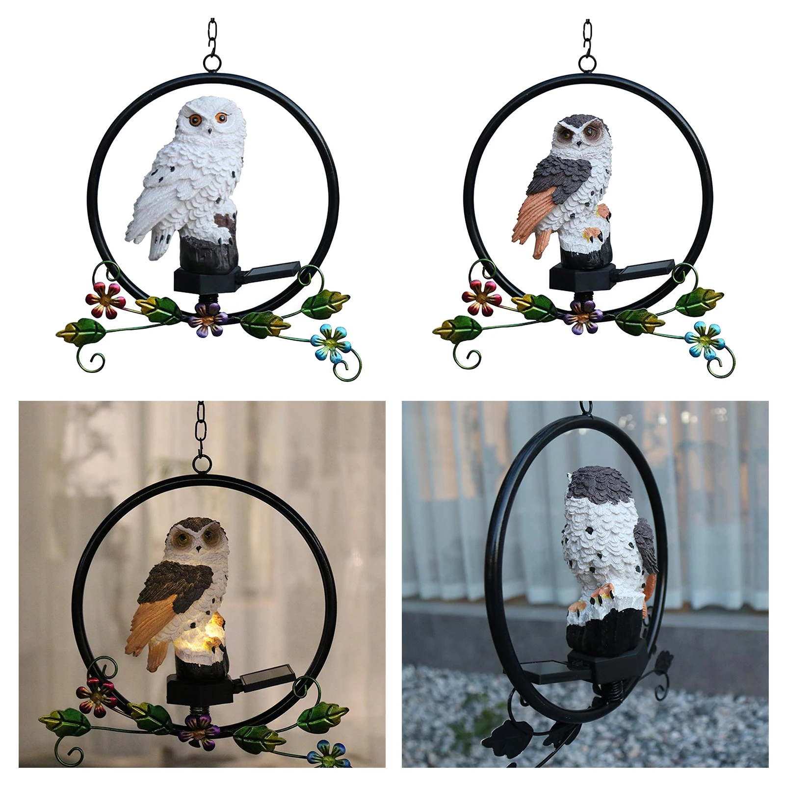 

LED Garden Light - Solar Night Lights Owl Shaped Solar-Powered Lawn Lamp - Waterproof, Energy Saving