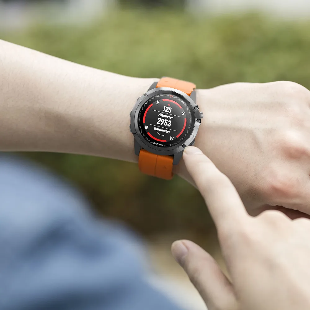 20 мм Ширина мягкий силиконовый быстросъемный ремешок для Garmin Fenix 5S полосы легко подходят браслет для Garmin Fenix 6 S/6 S Pro/5S Plus