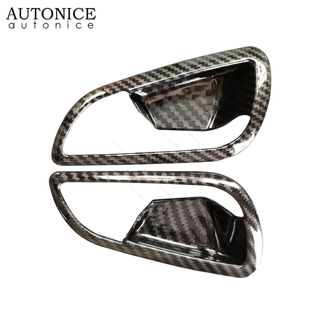 4 шт углеродного волокна цветные дверные ручки чаши Крышка для Ford Focus 2015 2016 2017 2018 ST