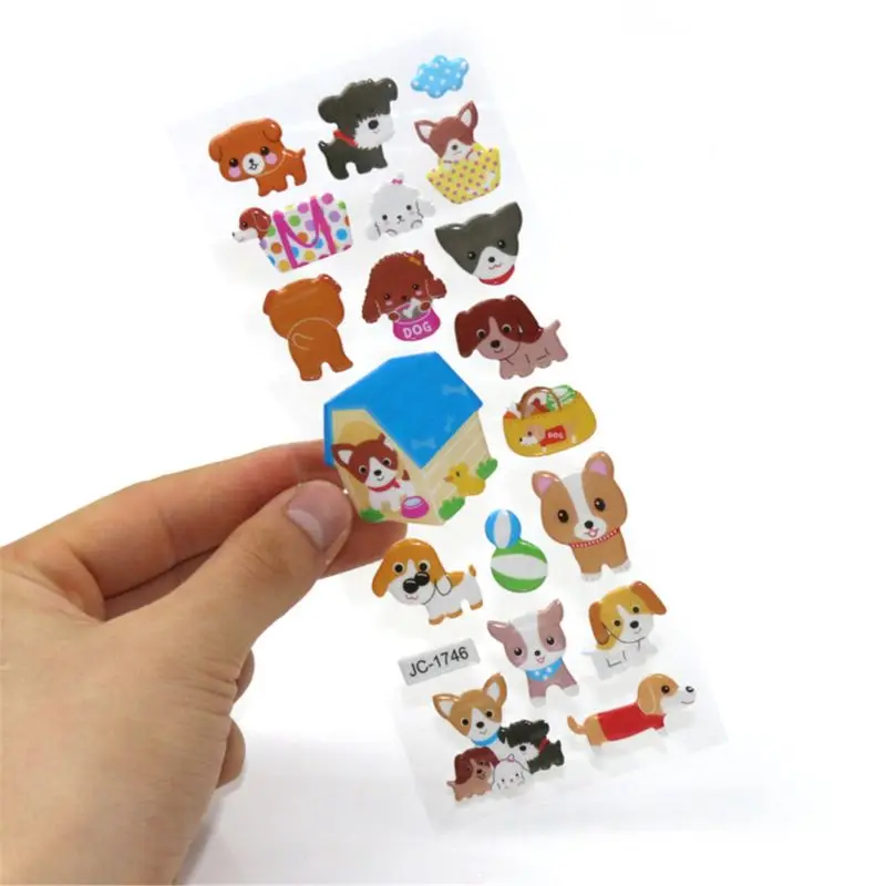 Pegatinas 3D de 20 hojas para ni&ntilde;os y beb&eacute;s, 500 + pegatinas hinchables, varios paquetes para &aacute;lbum de recortes, diario de balas, No.-2