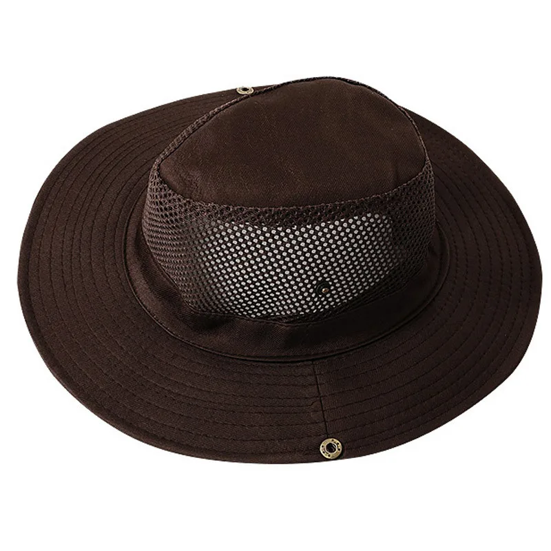 

2021 Men's Hat Camping Hiking Hunting Sun Hat Bucket Flap Cap Breathable Nepalese Outdoor Fishing Cycling Wide Brim Hat Gift
