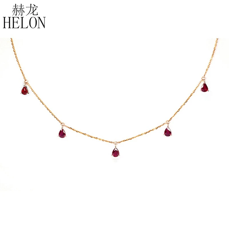 HELON 18 К розовое золото AU750 1.0ct сертифицировано безупречно натуральный рубин для
