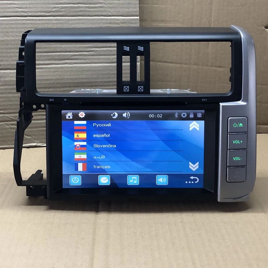BYNCG 2Din Car DVD Player FOR TOYOTA Land cruiser prado 120 GPS Navigation in Dash PC Stereo TV gps Radio BT SD USB | Автомобили и