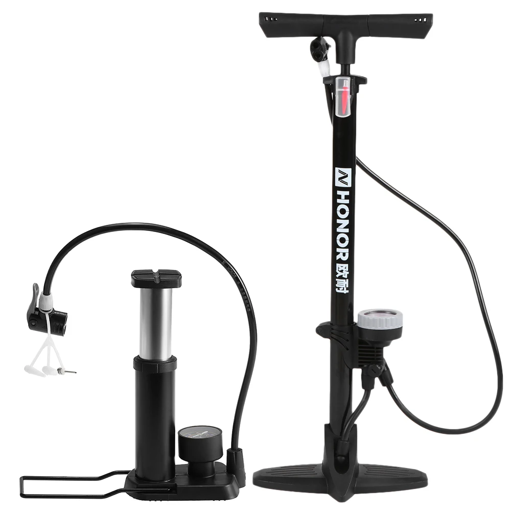 Напольный насос высокого давления для езды на велосипеде велосипедный воздушный