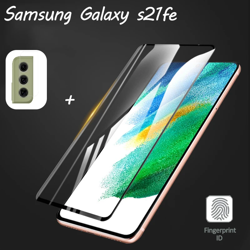 

fingerprint identification Cristal galaxy s21 fe lamina, for samsung s21fe Fingerprint recognition tempered glass samsung galaxy s21fe screen protetor sansung s21 fe s 21fe s21fe glass