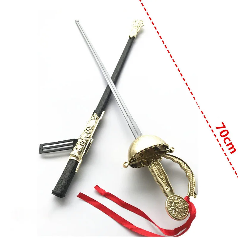 Пластиковый меч в западном стиле реквизит для косплея сценическое оружие