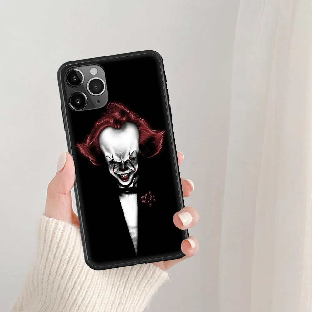 

Stephen King's It America terror Phone Case For IPhone 5 5S SE 5C 6 6S 7 8 Plus X XS XR 11 12 Mini Pro Max 2020 black Cover